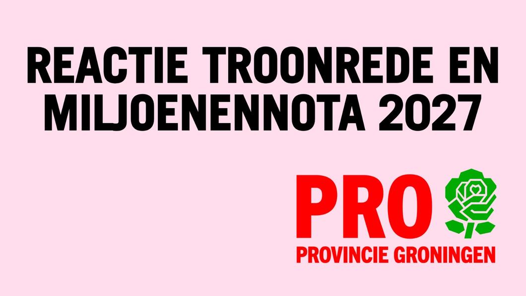 reactie troonrede